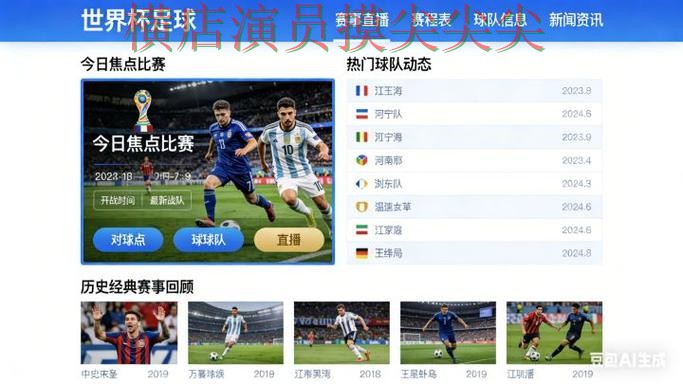全面分析世界杯买球网站：从直播入口到直播观看全流程解析 - FIFA World Cup 2026